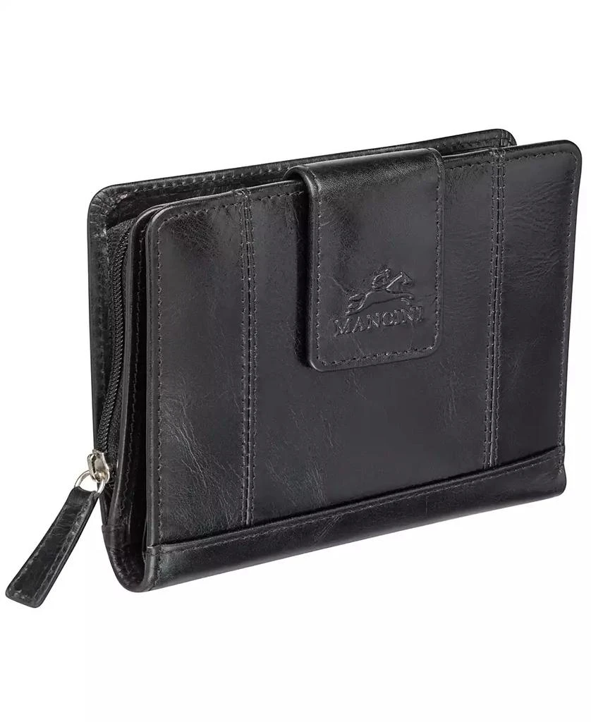 Mancini Leather Goods Men's Casablanca Collection Medium Clutch Wallet 2