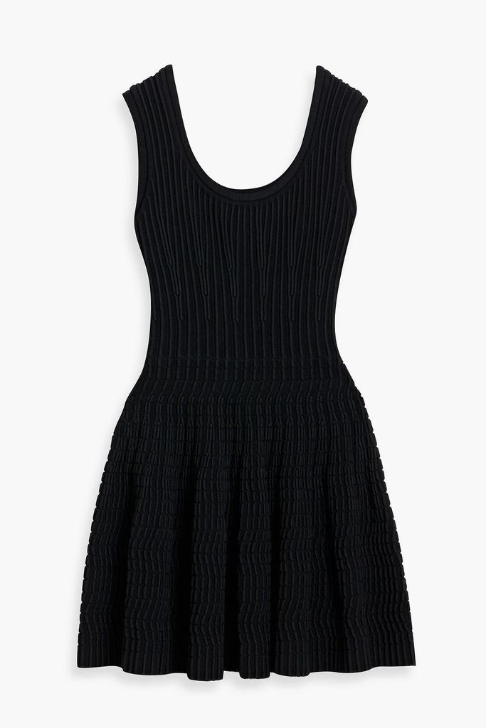 ワンピース ALAIA BLACK ASYMMETRICAL SKELETON DRESS Alaïa Black asymmetrical skeleton dress - Dresses & Skirts