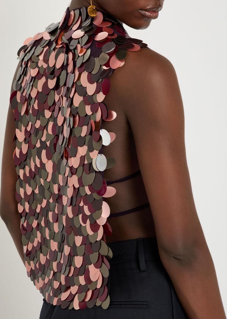 Dries Van Noten Carmasa sequin-embellished chiffon top - Tops