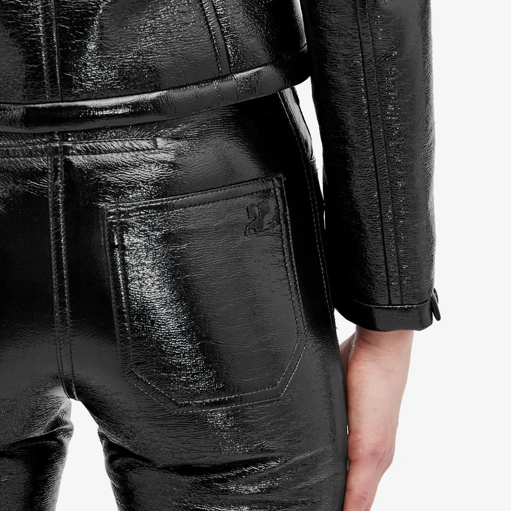 courreges Courrèges Reedition 5-Pocket Vinyl Pants 5