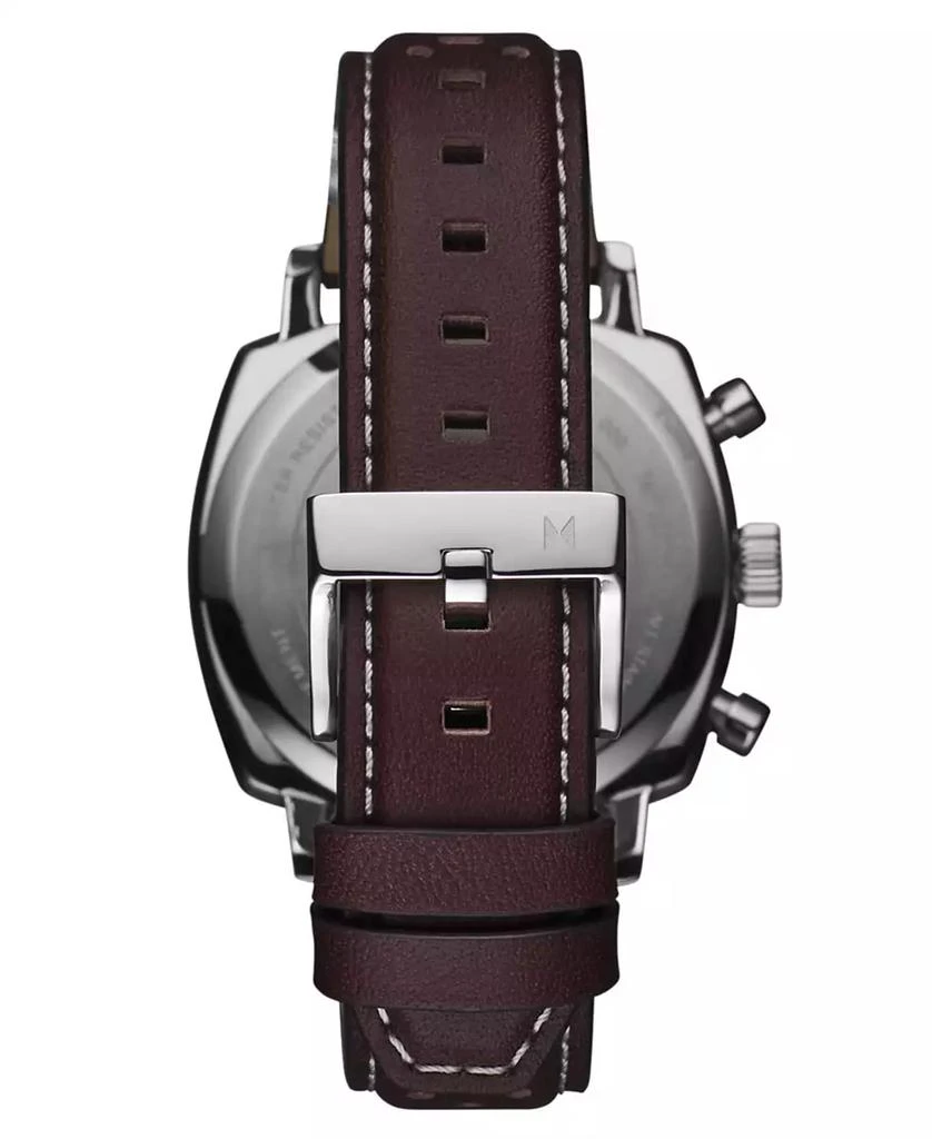 MVMT Men's Mulholland Racer Dark Brown Leather Strap Watch, 42mm 2