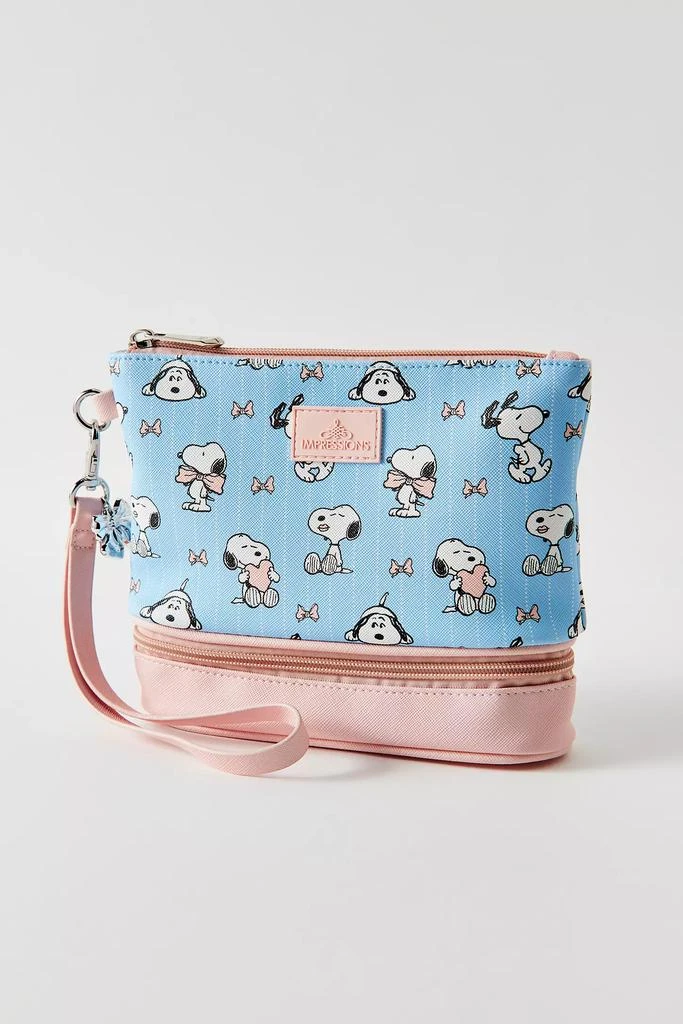 Impressions Vanity Co. Impressions Vanity Co. Peanuts Snoopy Double-Layer Makeup Bag