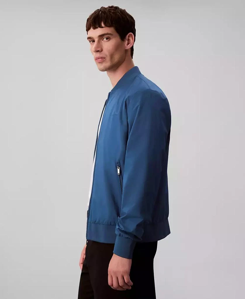 Calvin Klein Men's Logo-Print Matte Bomber Jacket 16