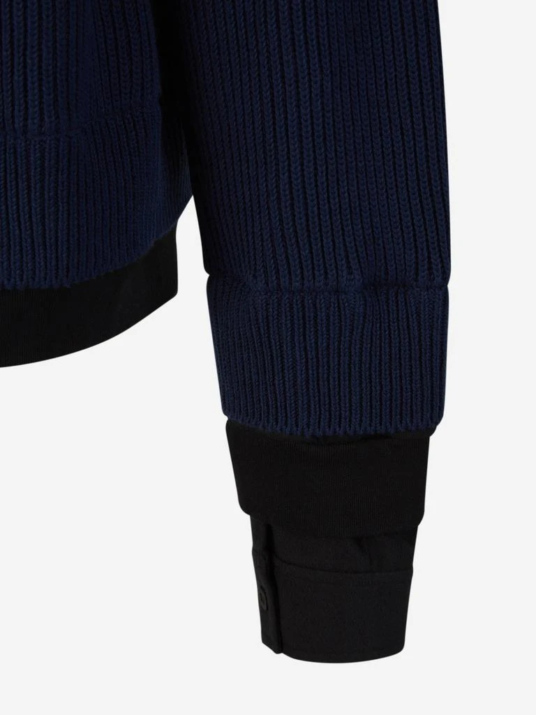 Balenciaga Balenciaga Layered Zip-Up Knitted Hoodie 5