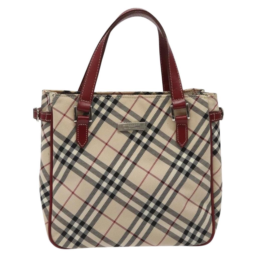 Burberry Nova Check Canvas Handbag (Pre-Owned)