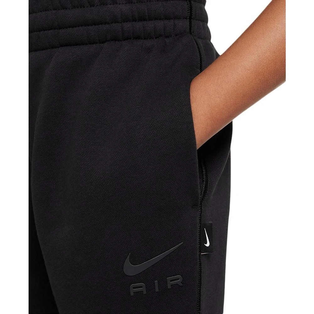 NIKE Air Big Kids Logo-Print Brushed Fleece Sweatpants 5