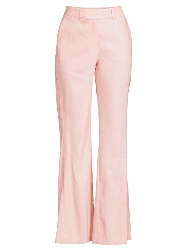 DKNY Linen Blend Boot Cut Pants 3