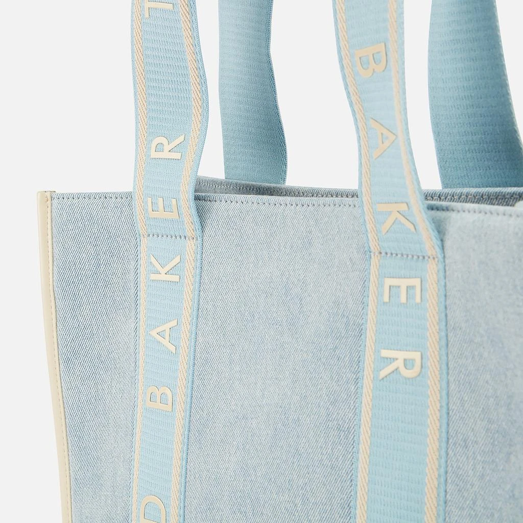 Ted Baker London Ted Baker Jeanee Webbing Medium Denim Tote Bag 4