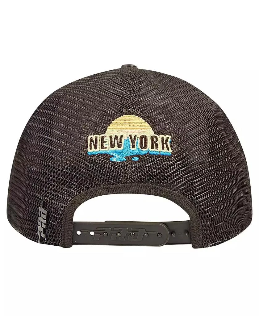 Pro Standard Men's Cream/Brown New York Knicks Glint Sunset Snapback Hat 3