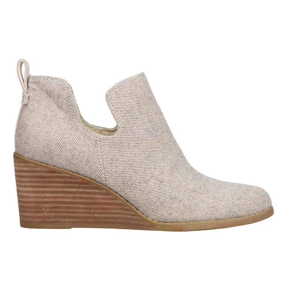 TOMS Kallie Wedge Round Toe Booties 1