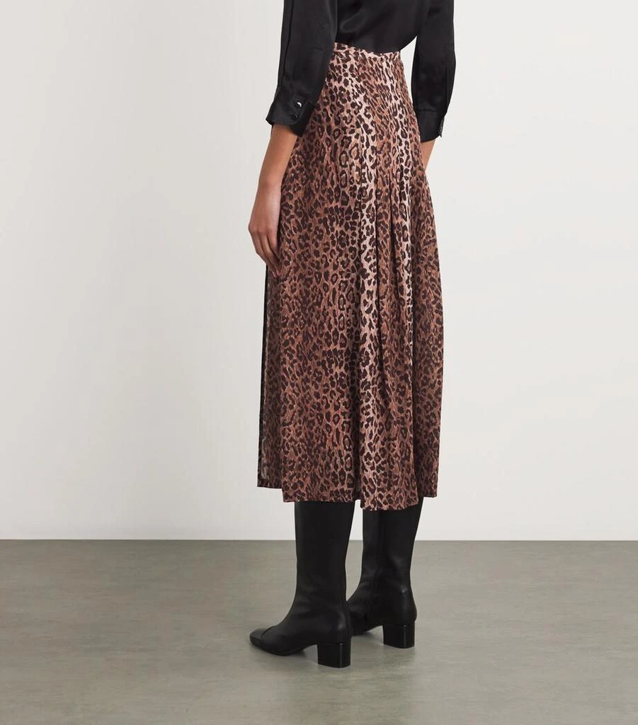 Rixo Silk Georgia Midi Skirt 4