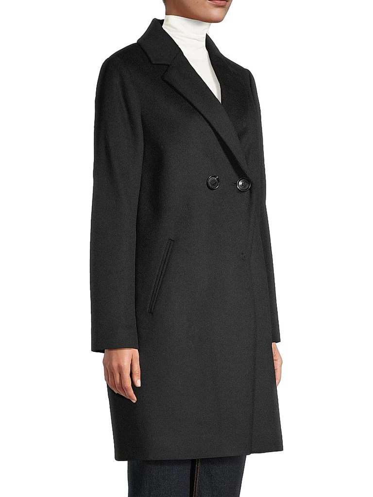 Sam Edelman Wool-Blend Double-Breasted Cutaway Coat 4