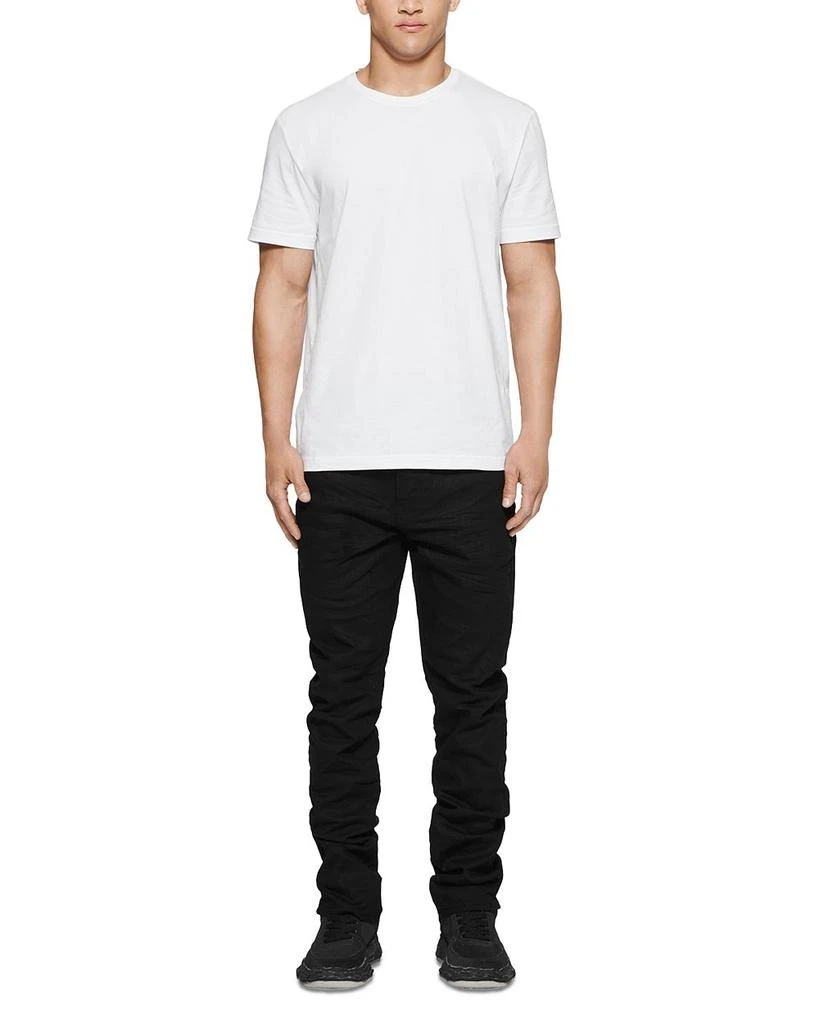 Purple Brand Slim Straight Jeans in Raw Black 1