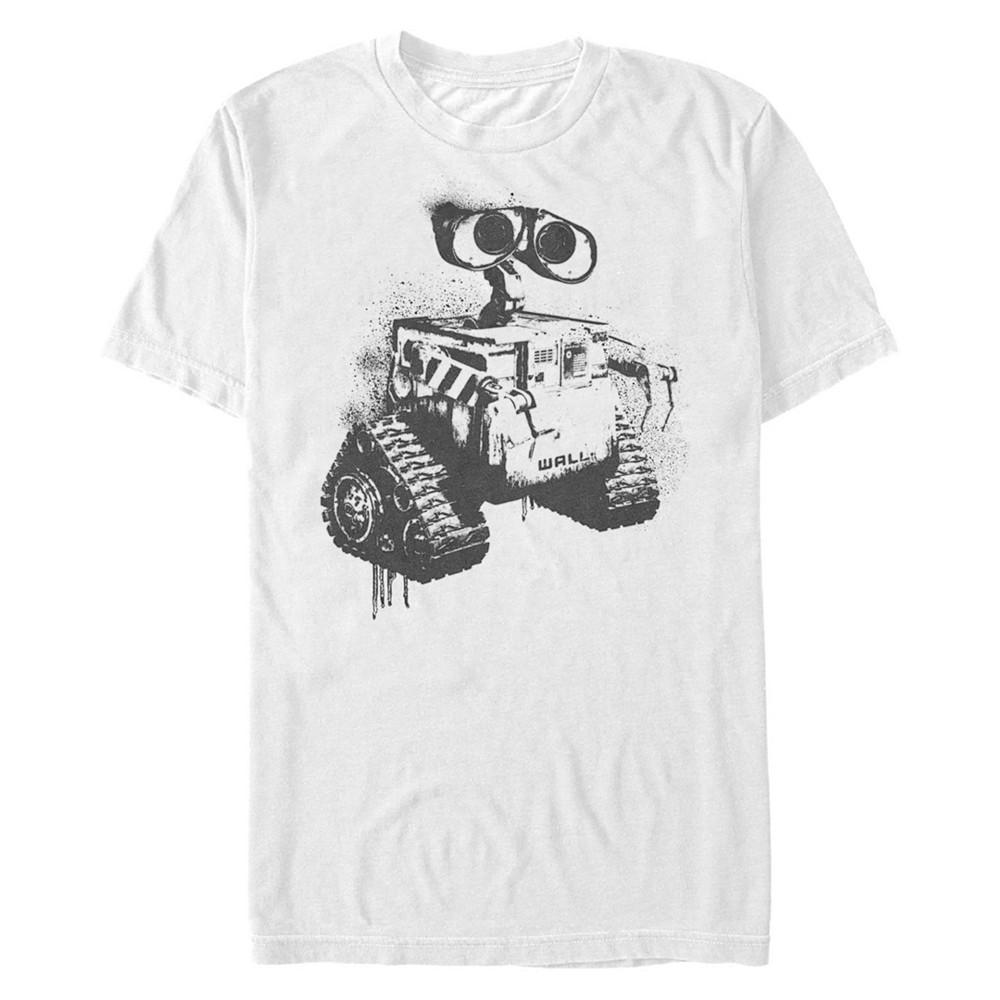 Fifth Sun Disney Pixar Men's Wall-E Spray Paint Sketch, Short Sleeve T-Shirt