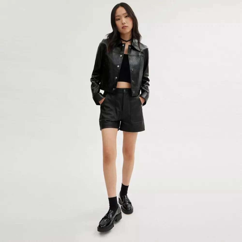 Coach Patent Leather Jacket 3