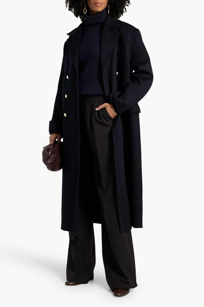 Sandro Double-breasted wool-felt coat 2