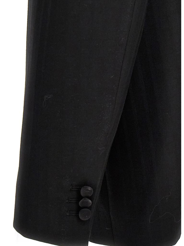 MAISON MARGIELA Striped Single Breast Blazer Jacket Blazer