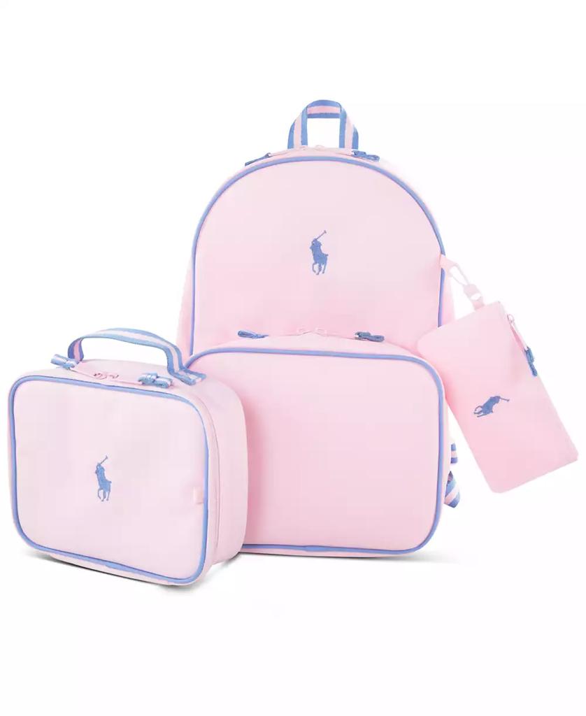 Ralph Lauren Big Boys Backpack, Lunch Box and Pencil Case Combo