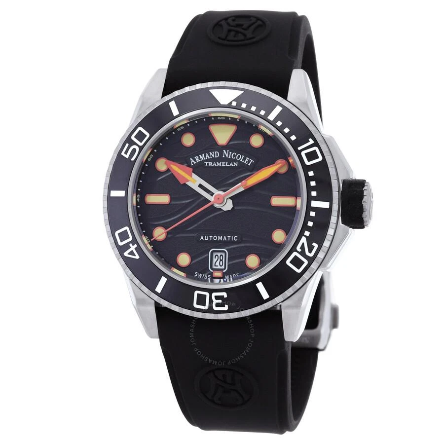 Armand Nicolet JSH Automatic Black Dial Men's Watch A481PGN-NO-GG2710N 1