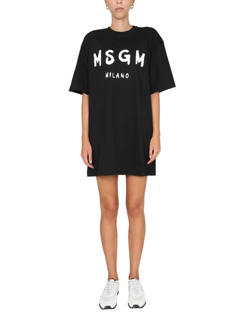 【関税&送料込】Msgm Brushed Logo Dress MSGM Brushed Logo Dress - Dresses & Skirts - BeyondStyle