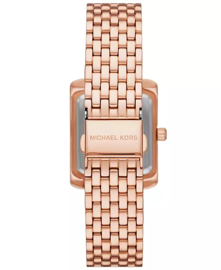 Michael Kors Women's Emery Three-Hand Rose Gold-Tone Stainless Steel Watch 33 x 27mm 4