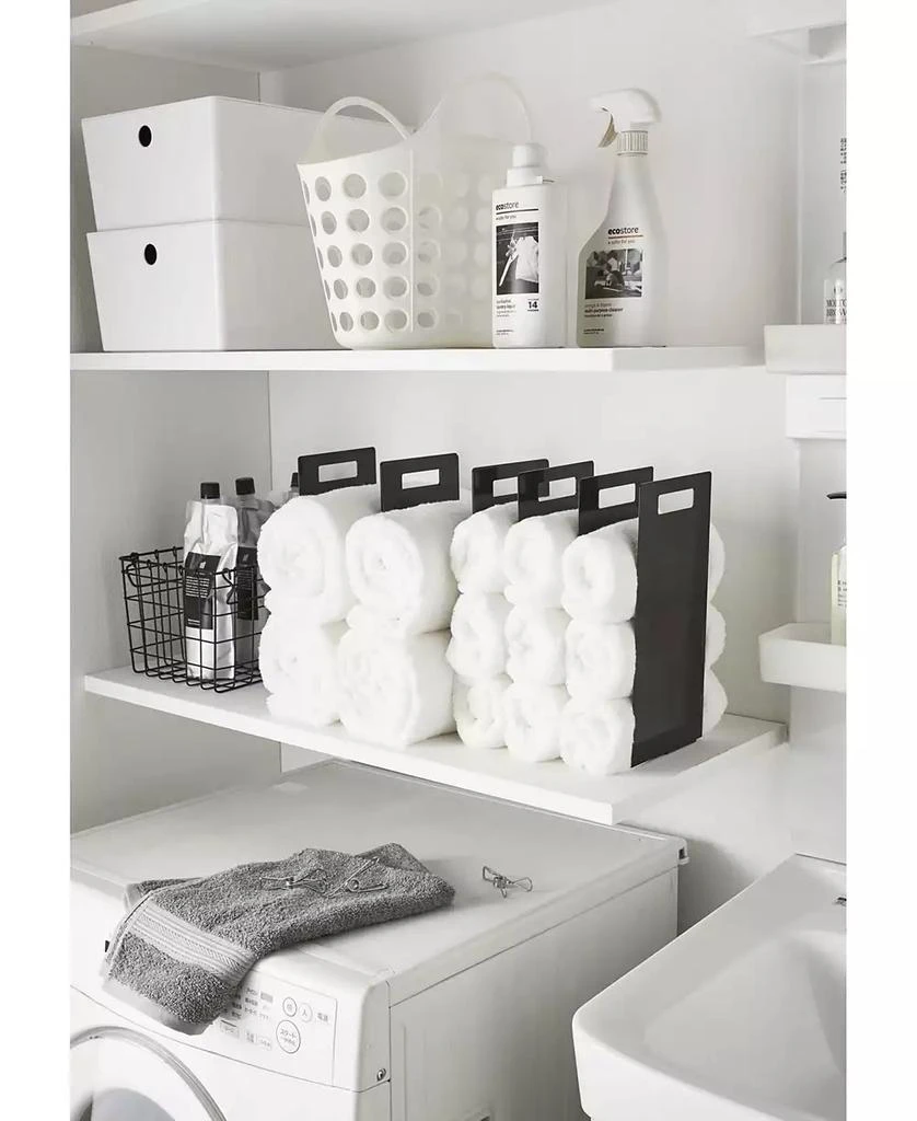 Yamazaki Home Tower Interlocking Towel Organizer Set of 2 9