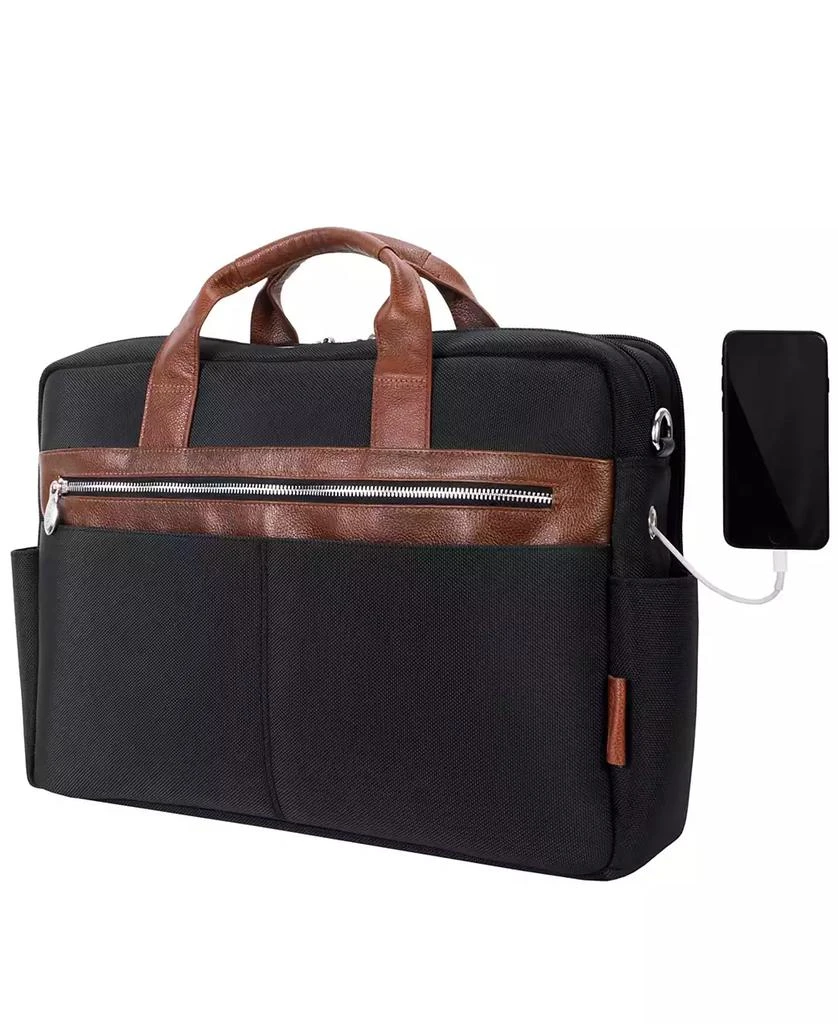 McKlein Southport 17" Nylon Dual-Compartment Laptop Tablet Briefcase 7