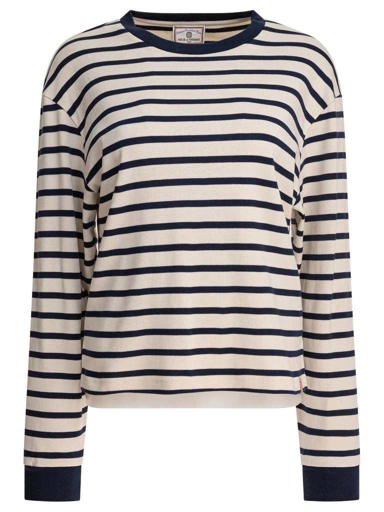 INES DE LA FRESSANGE Ines De La Fressange Striped Long Sleeve Top 1