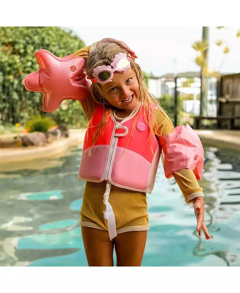 Sunnylife Mini Swim Goggles: Melody the Mermaid - Neon Strawberry 10