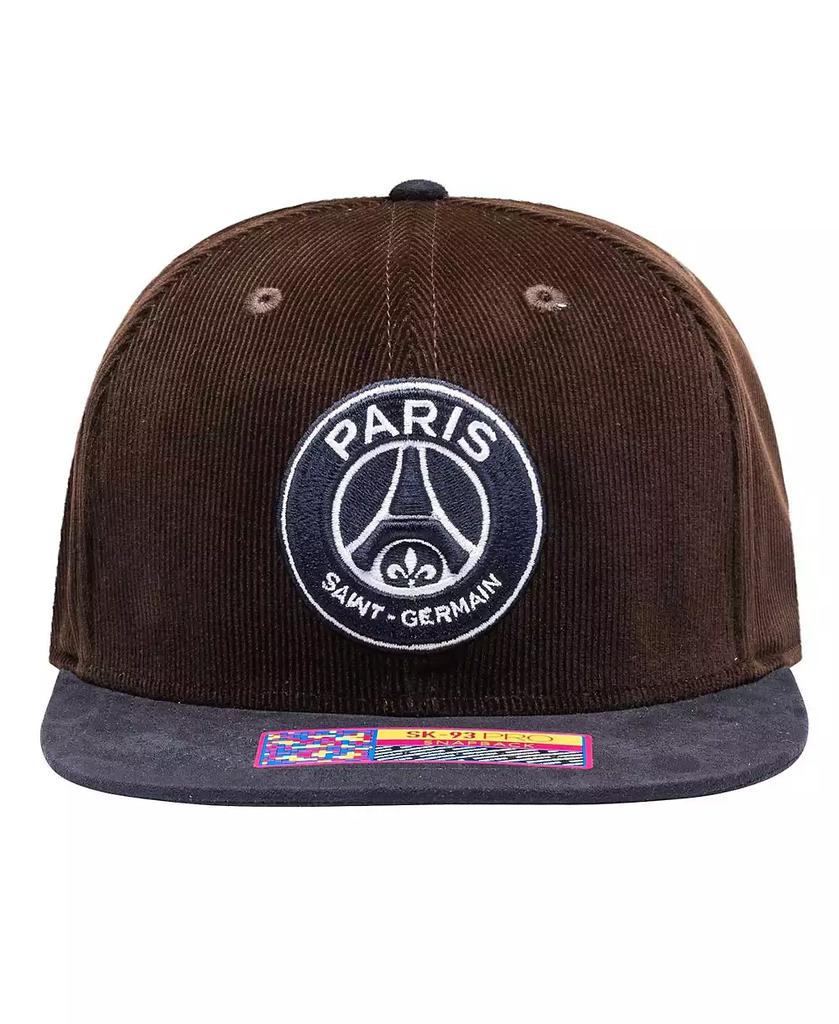 Fan Ink Men's Brown Paris Saint-Germain Cognac Snapback Hat