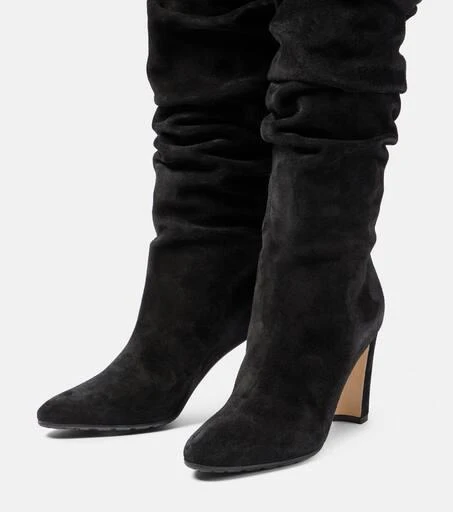 Manolo Blahnik Calassohi 90 suede mid-calf boots 5
