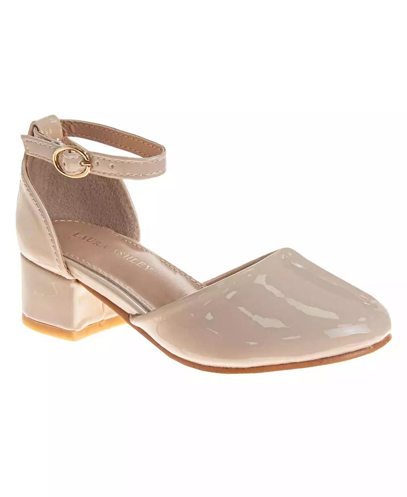 Laura Ashley Little and Big Girls Low Heeled Dress Shoe
