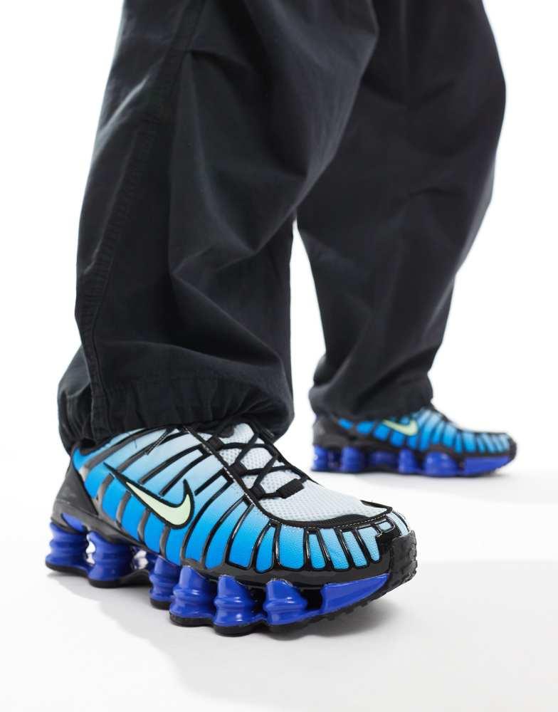NIKE Nike Shox TL trainers in black and blue