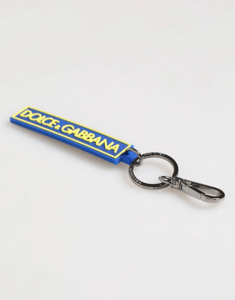 Dolce 
Gabbana yellow DG Rubber Logo Men
s Holder Men
s Keyring 2