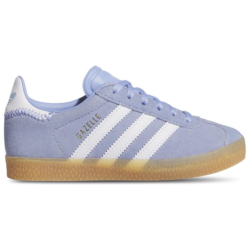 adidas Originals Gazelle Boys Preschool Blue White Tan 03.0