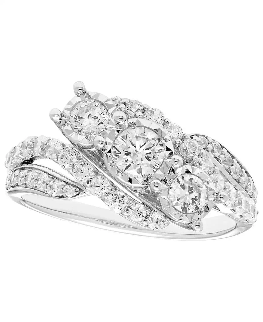Macy
s Diamond Ring (1 ct. t.w.) in 10k White Gold (also in 10k Yellow Gold)