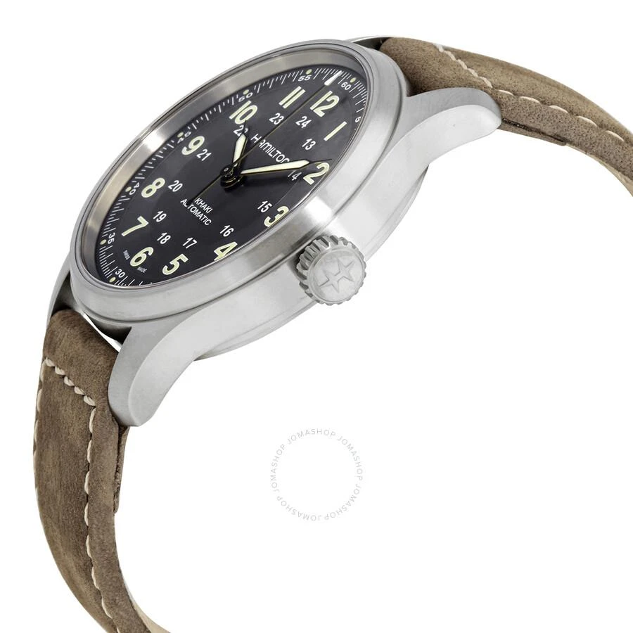 Hamilton Khaki Field Automatic Black Dial Men's Watch H70545550 2