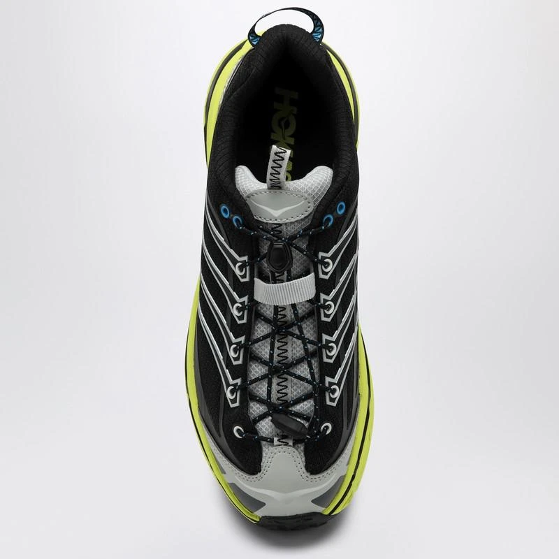 Hoka One One Black and yellow Mafate Three2 sneakers 4