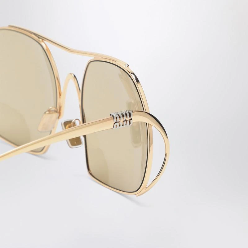 Miu Miu Miu Ombre gold sunglasses 3