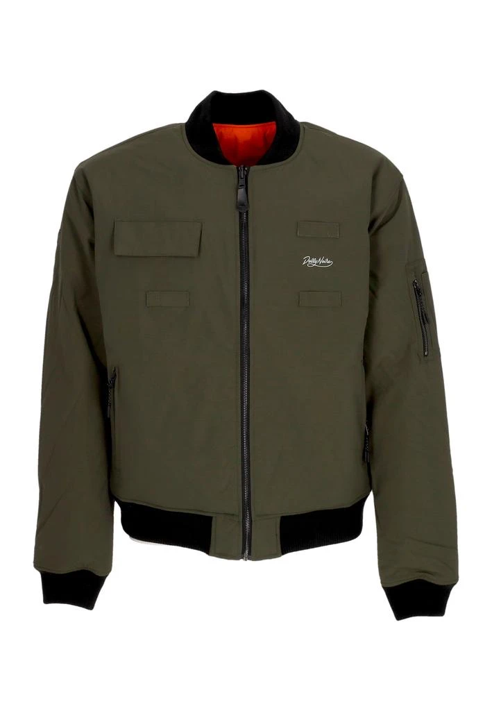DOLLY NOIRE Men's Bomber Jacket Reversible Combat Bomber Black 1
