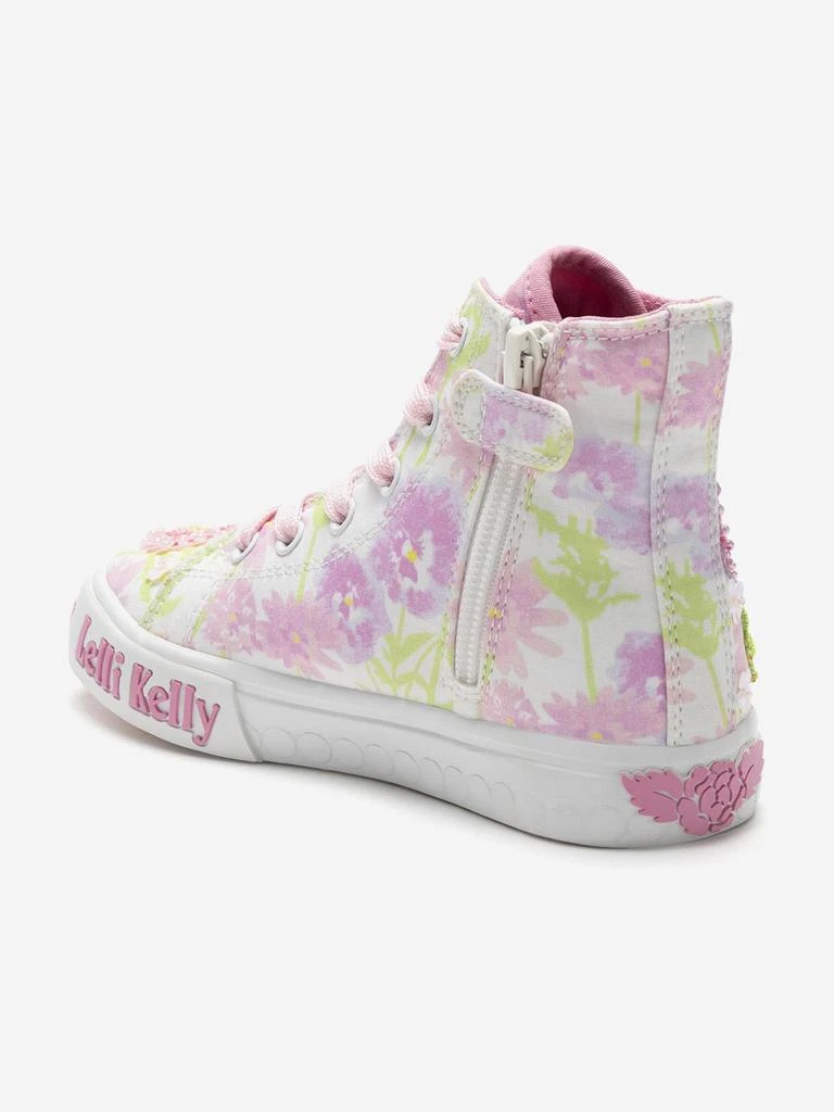 Lelli Kelly Girls Eloise Mid Baseball Boots in White 4