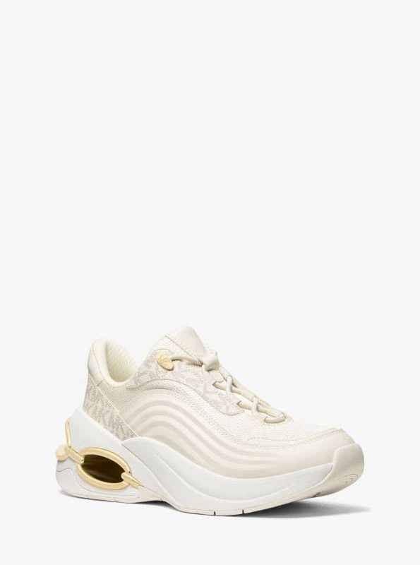 Michael Kors Toni Mixed-Media Trainer