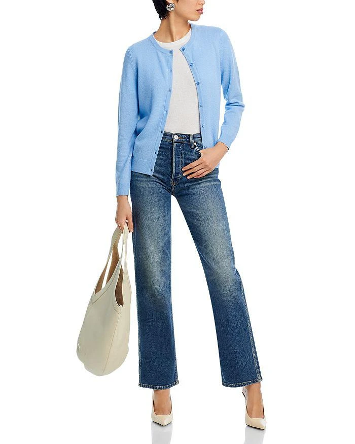 Bloomingdale's C by Bloomingdale's Crewneck Cashmere Cardigan - Exclusive 2