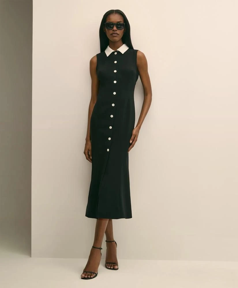 Brooks Brothers Sleeveless Shirt Dress