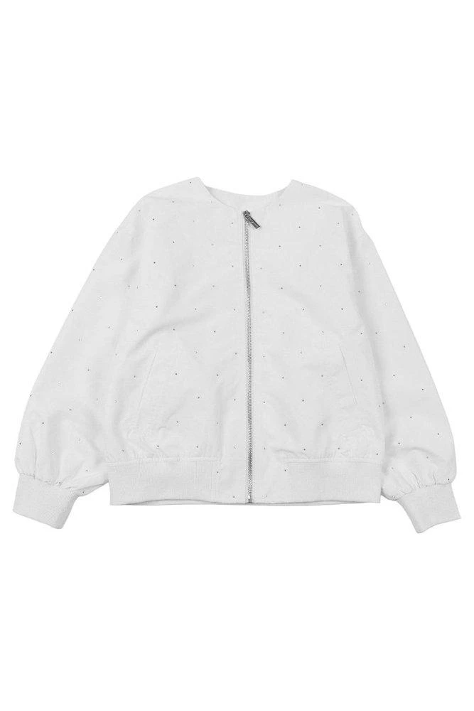 MONNALISA Monnalisa Embellished Bomber Jacket