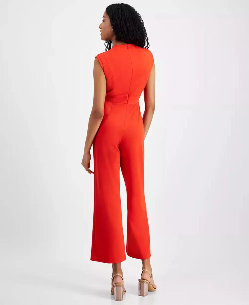 Tahari Petite Star-Neck Jumpsuit 4