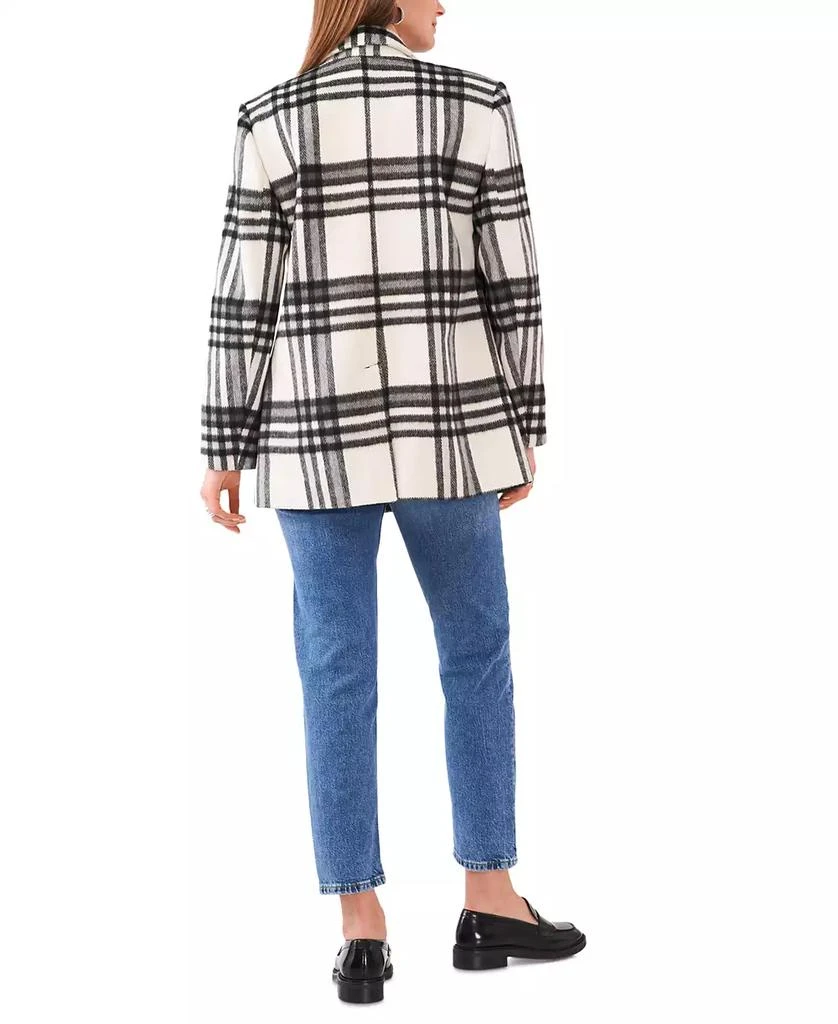 Vince Camuto Women's Plaid Double-Breasted Blazer 4
