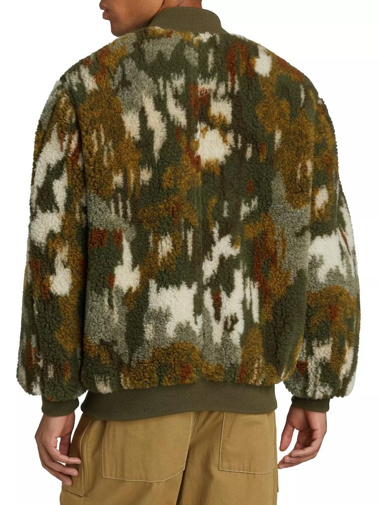 Isabel Marant Ougos Jacquard Wool-Blend Bomber Jacket 5