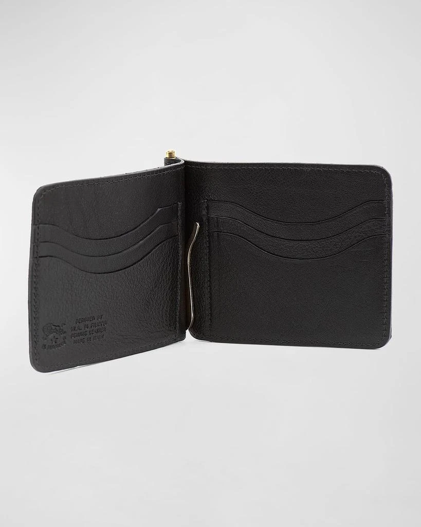 Il Bisonte Men's Leather Bifold Wallet w/ Money Clip 2