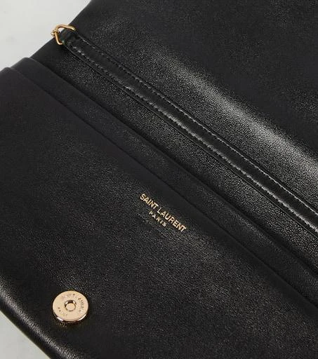 Yves Saint Laurent Calypso Mini leather wallet on chain 3
